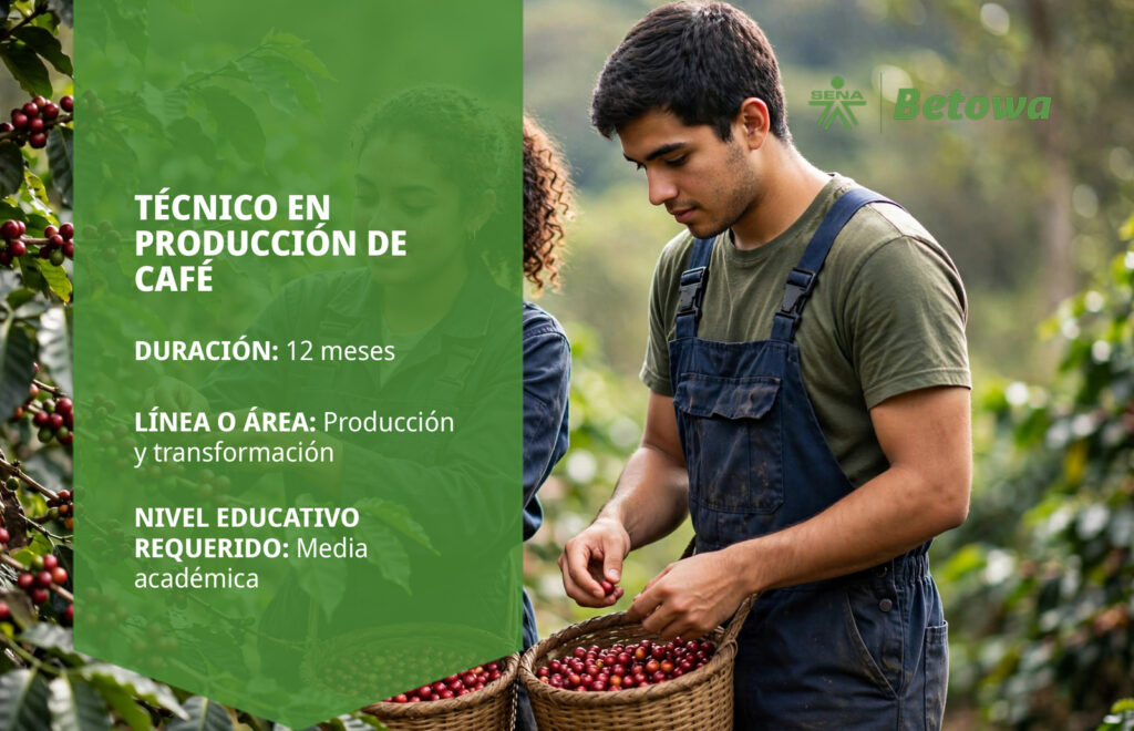 Técnico en Producción de Café – SENA Betowa gratis