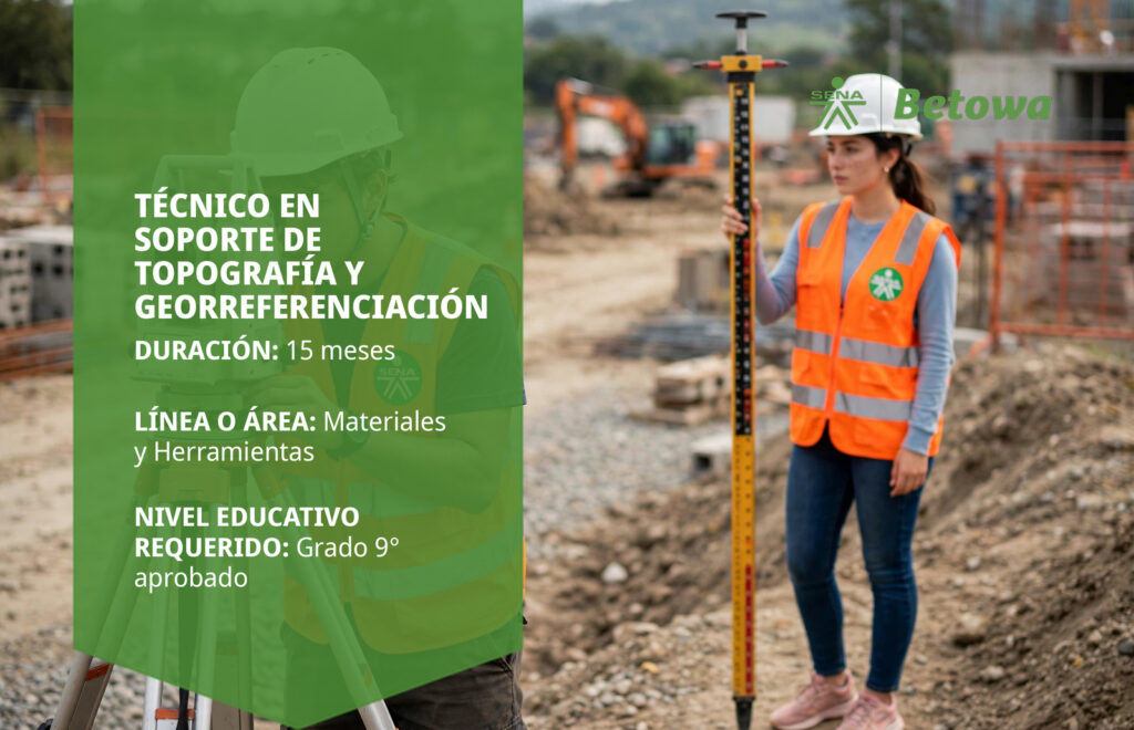 Técnico en Soporte de Topografía y Georreferenciación – SENA Betowa