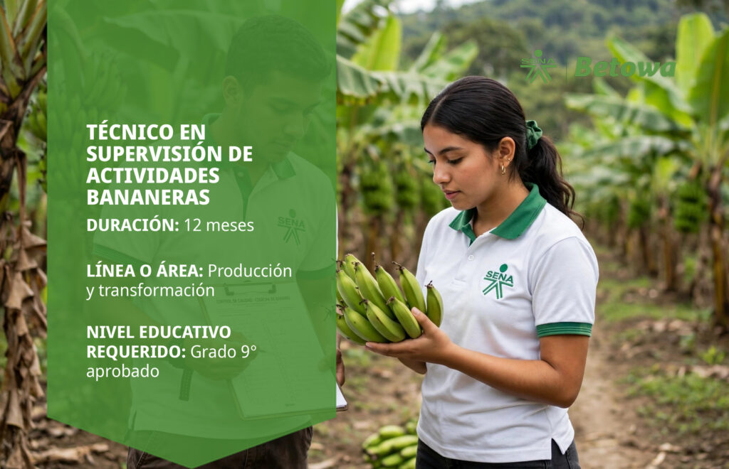 Técnico en Supervisión de Actividades Bananeras – SENA Betowa