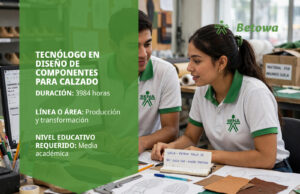 Tecnólogo en Diseño de Componentes para Calzado – SENA Betowa