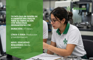 Tecnólogo en Diseño de Elementos Mecánicos para su Fabricación con Máquinas Herramientas CNC - SENA Betowa: portada del programa