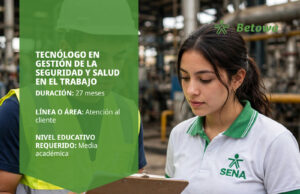 Tecnólogo en Gestión de la Seguridad y Salud en el Trabajo – SENA Betowa
