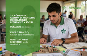 Tecnólogo en Gestión de Proyectos de Desarrollo Económico y Social – SENA Betowa