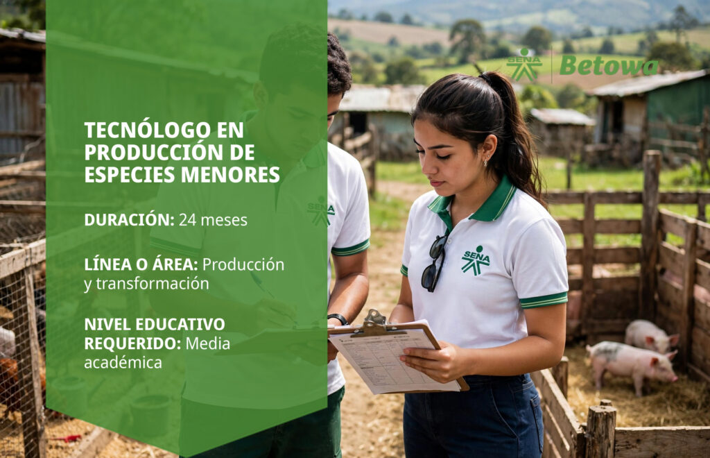 Tecnólogo en Producción de Especies Menores – SENA Betowa