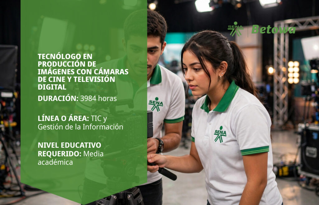 Tecnólogo en Producción de Imágenes con Cámaras de Cine y Televisión Digital – SENA Betowa