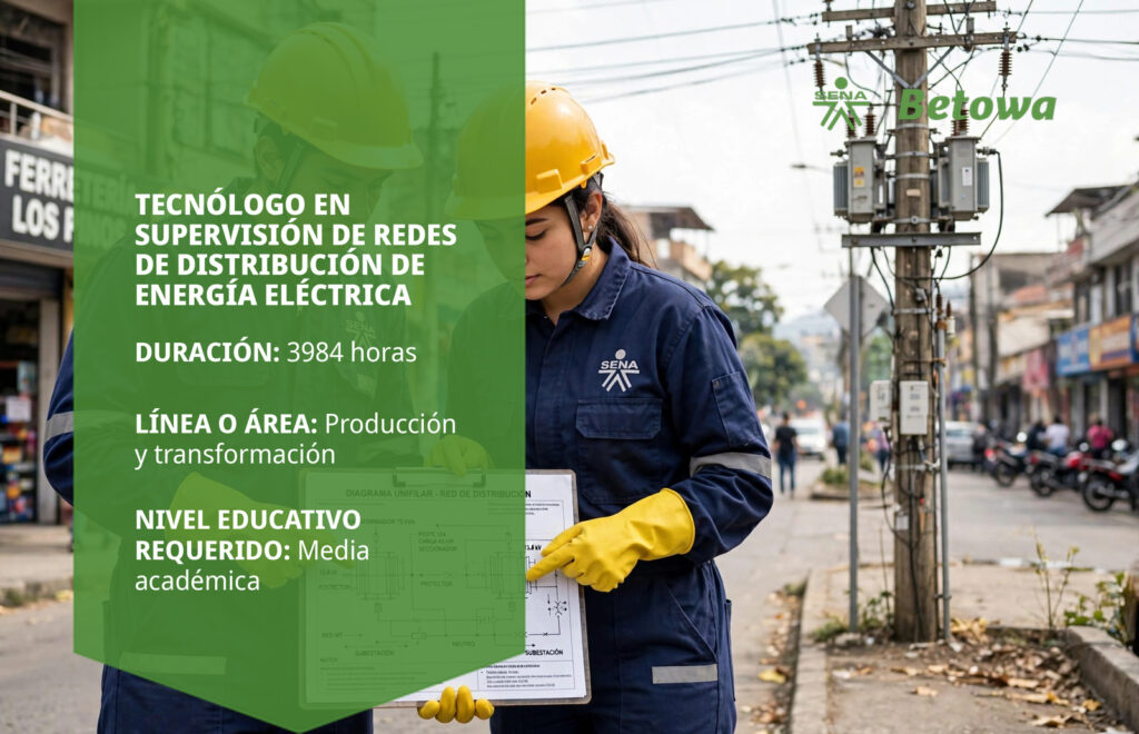 Tecnólogo en Supervisión de Redes de Distribución de Energía Eléctrica – SENA Betowa