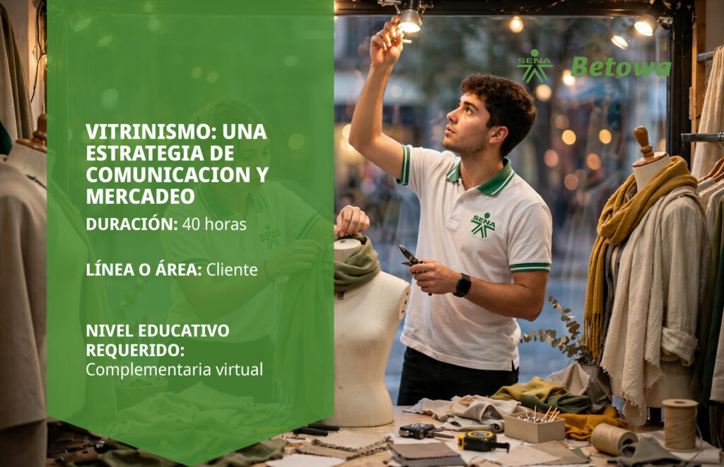 Curso SENA de vitrinismo: una estrategia de comunicación y mercadeo – Betowa